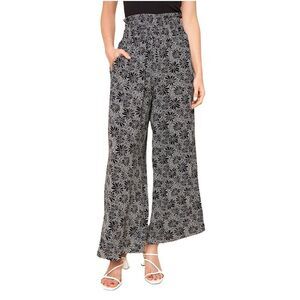 Sugar + Lips Women’s Senna Floral Wide Leg Pants Size XS